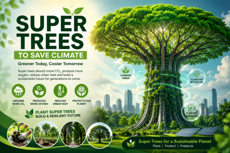 Super Trees to Save Climate